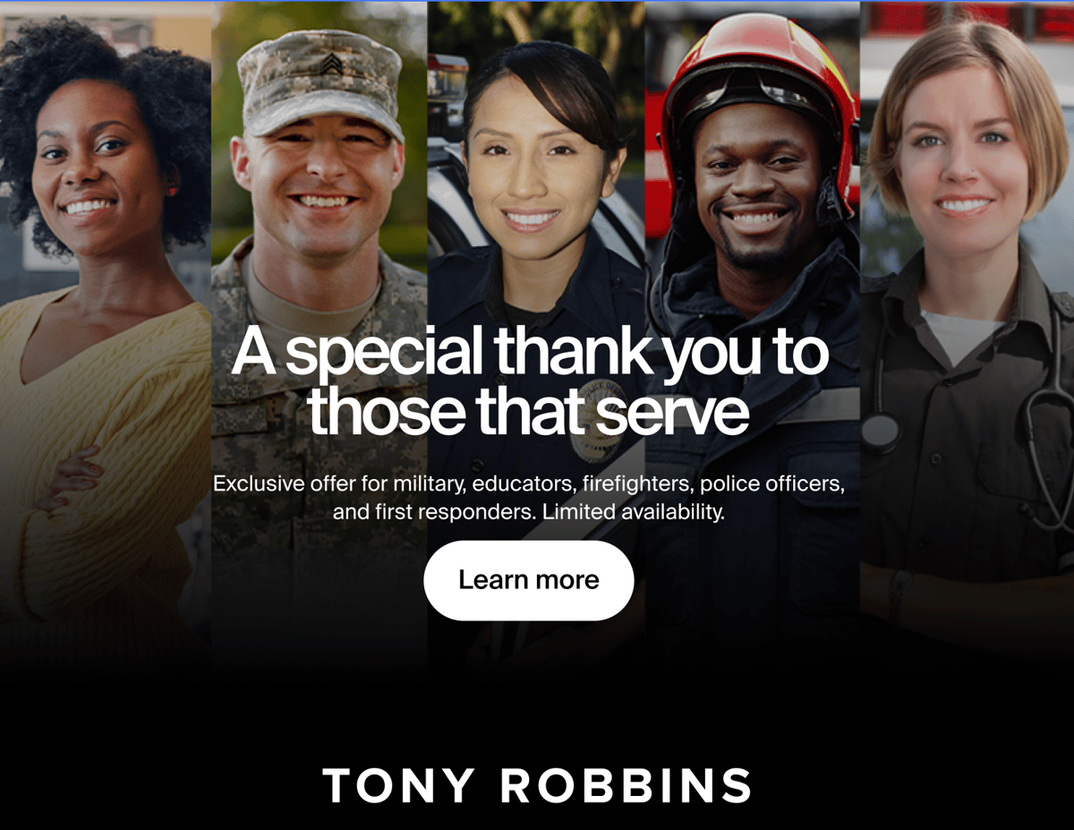 A Special Thank You to those who serve