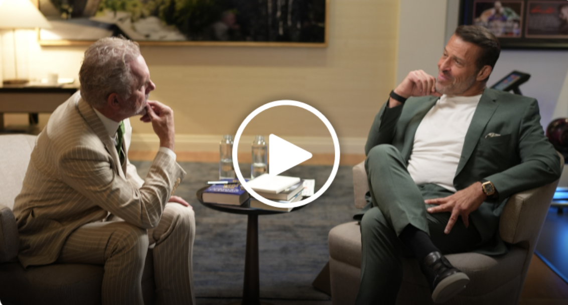 Tony and Jordan Peterson