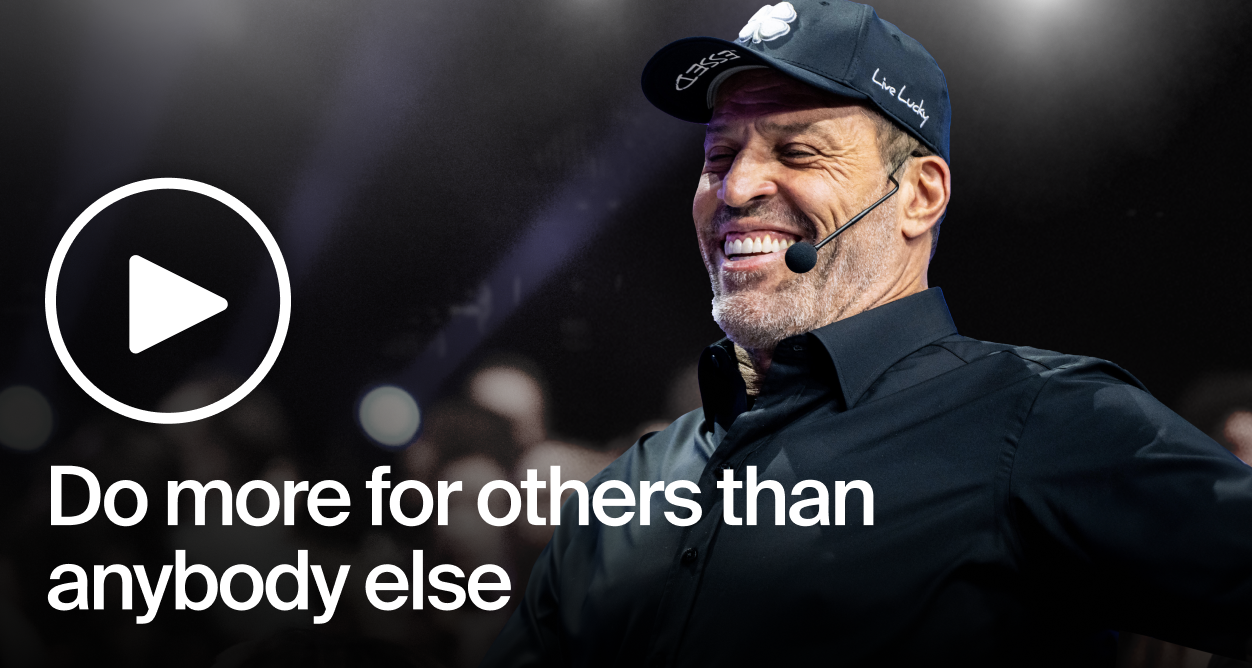 Do more for others than anybody else